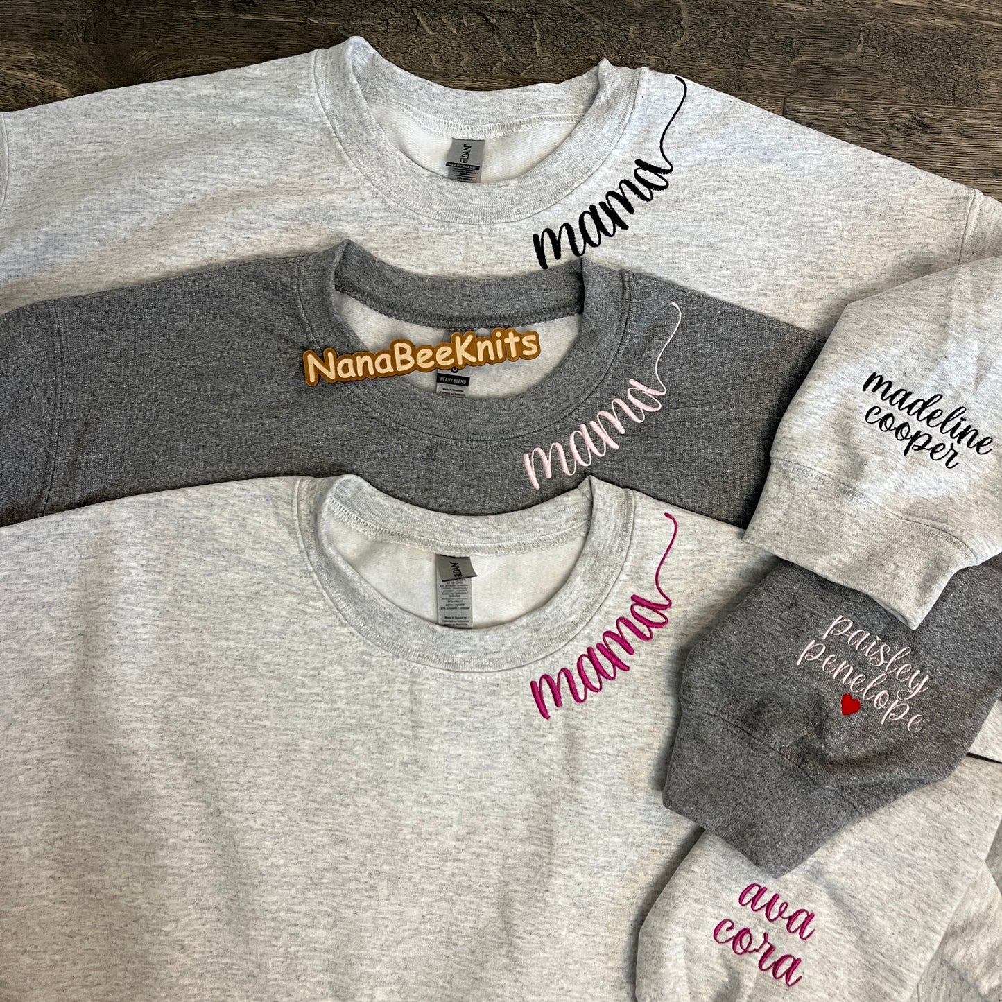 Personalized Mama Crewneck/Sweatshirt