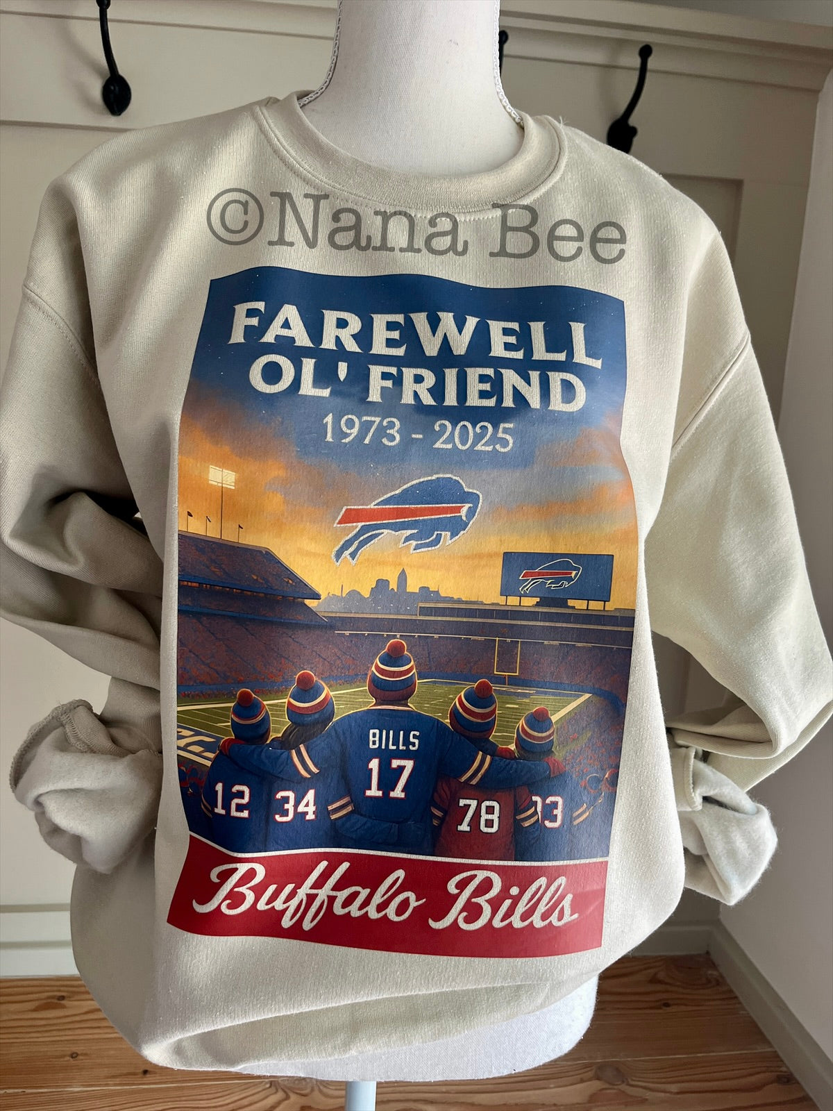 Farewell Ol’ Friend Stadium Tribute Sweatshirt – 1973–2025