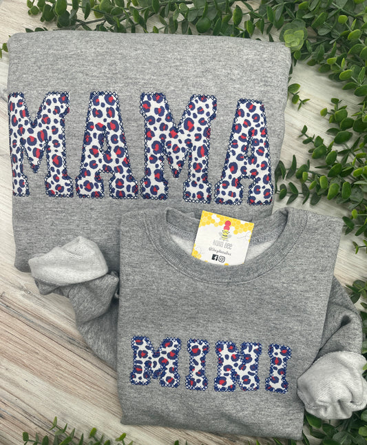 Mama Leopard Buffalo sweatshirt
