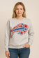 Floral Buffalo Crewneck Sweatshirt
